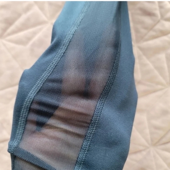 Gymshark training mesh pocket leggings slate blue size XS - Picture 8 of 12